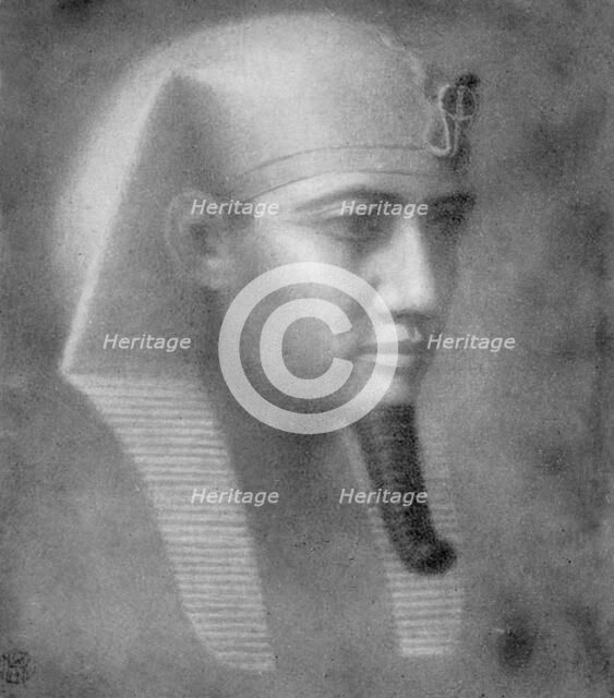 Khafre, Ancient Egyptian pharaoh of the 4th dynasty, 26th-25th century BC (1926). Artist: Winifred Mabel Brunton