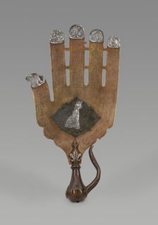 Khamsa Standard, Qajar dynasty (1789-1925), ca. early 19 th century. Creator: Unknown
