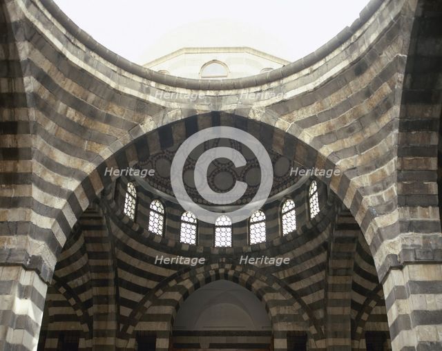 Khan As'ad Pasha caravanserai, Damascus, Syria, 2001.  Creator: LTL.