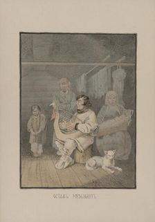 Khant musician, 1862-1887. Creator: Mikhail Znamensky