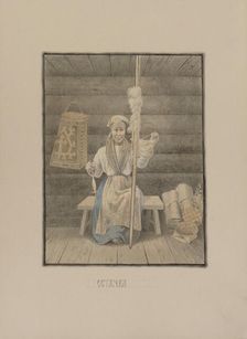 Khant woman, 1862-1887. Creator: Mikhail Znamensky