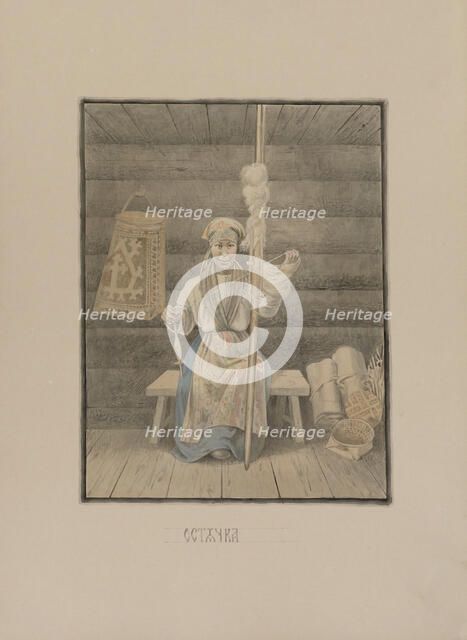 Khant woman, 1862-1887. Creator: Mikhail Znamensky.