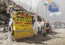 Khardung La pass, Ladakh, India, 2023. Creator: Peter Thompson