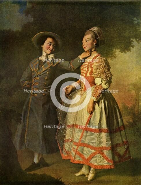 'Khovanskaya and Khrushcheva', 1773, (1939). Creator: Dmitry Levitsky.