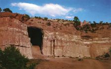 Kit Carson Cave, north of Route 66 near Gallup, New Mexico, USA, 1952. Artist: Caplin & Thompson