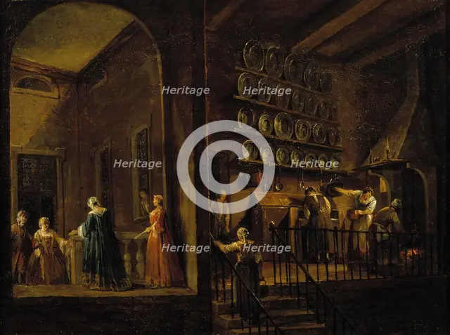 Kitchen, 1750-1799. Creator: Antonio Diziani.