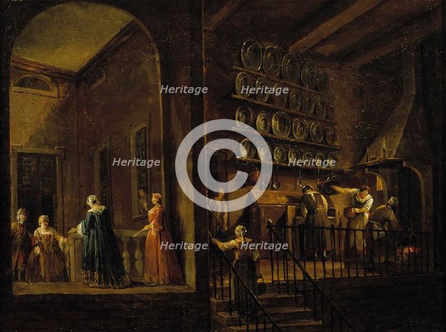 Kitchen, 1750-1799. Creator: Antonio Diziani.