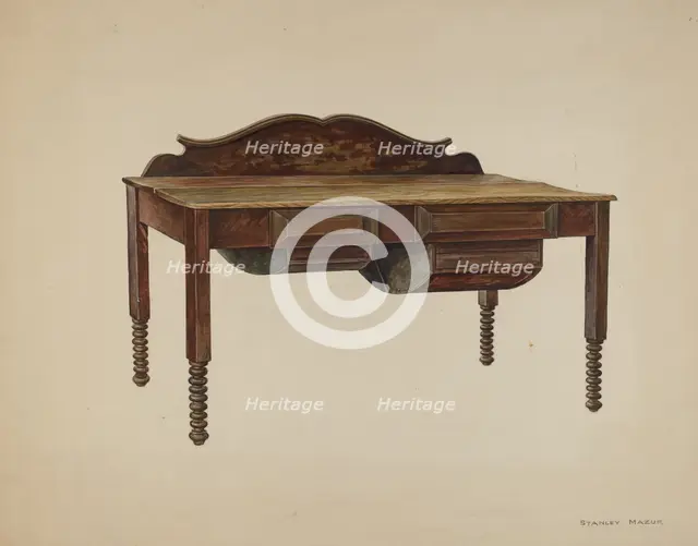 Kitchen Table, 1938. Creator: Stanley Mazur.