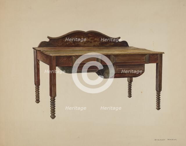 Kitchen Table, 1938. Creator: Stanley Mazur.