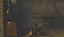 Kitchen with Hare, date unknown. Creator: Sébastien Bourdon