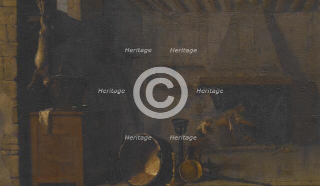 Kitchen with Hare, date unknown. Creator: Sébastien Bourdon.