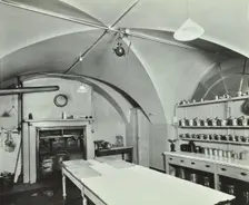 Kitchen at Admiralty House, Westminster, London, 1934
