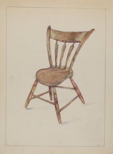 Kitchen Chair, c. 1935. Creator: Rosa Burger