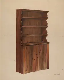 Kitchen Cupboard, c. 1938. Creator: Joseph Sudek