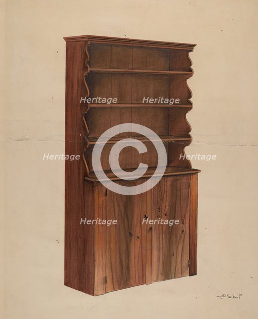 Kitchen Cupboard, c. 1938. Creator: Joseph Sudek.