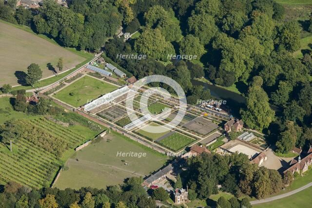 Kitchen garden, Audley End, Essex, 2015. Artist: Damian Grady.