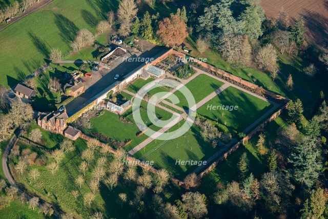 Kitchen garden, Madresfield Court, Madresfield, near Malvern, Worcestershire, 2014. Creator: Historic England Staff Photographer.