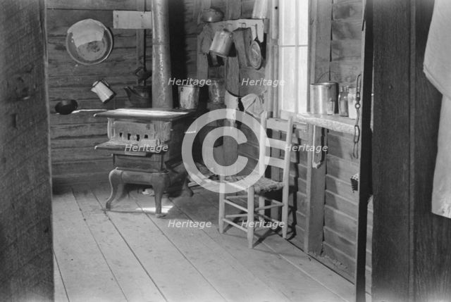 Kitchen in house of Floyd Burroughs..., near Moundville, Hale County, Alabama, 1936. Creator: Walker Evans.
