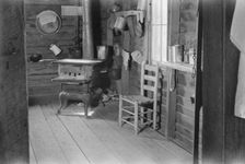 Kitchen in house of Floyd Burroughs..., near Moundville, Hale County, Alabama, 1936. Creator: Walker Evans