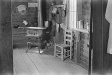 Kitchen in house of Floyd Burroughs..., near Moundville, Hale County, Alabama, 1936. Creator: Walker Evans
