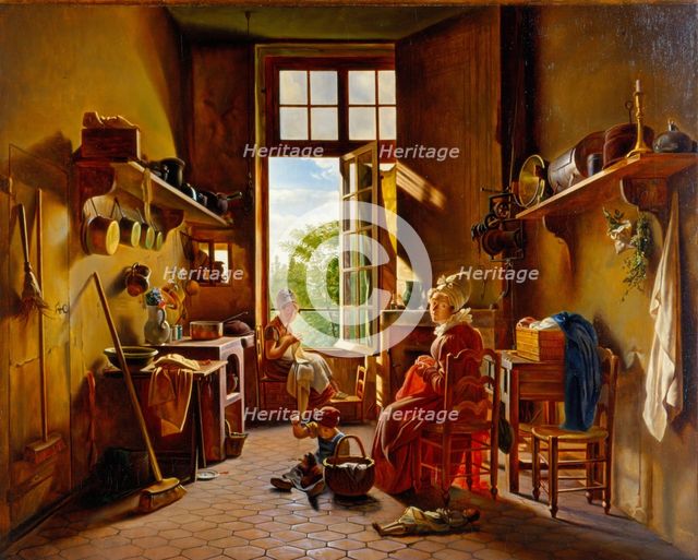 Kitchen Interior. Artist: Drolling, Martin (1752-1817)