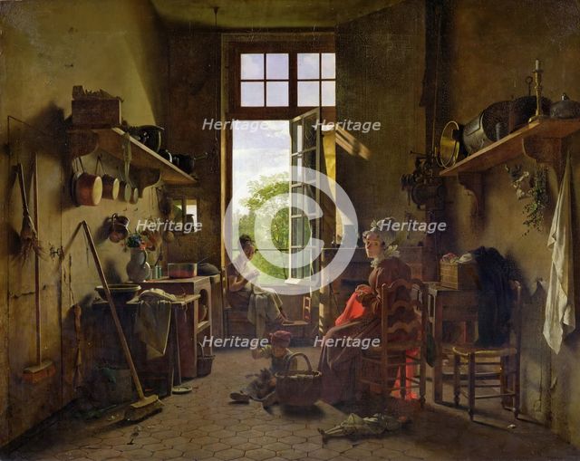 Kitchen Interior. Artist: Drolling, Martin (1752-1817)