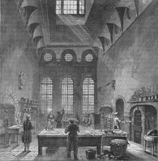 Kitchen of St James's Palace, Westminster, London, in the time of King George III, c1870 (1878). Creator: Unknown