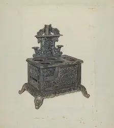 Kitchen Range, c. 1940. Creator: David Ramage
