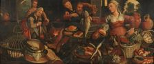 Kitchen Scene, 1560-1565. Creator: Pieter Aertsen