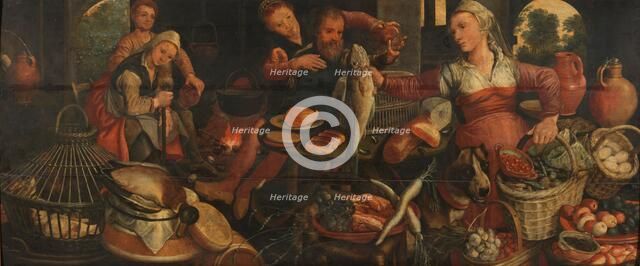 Kitchen Scene, 1560-1565. Creator: Pieter Aertsen.
