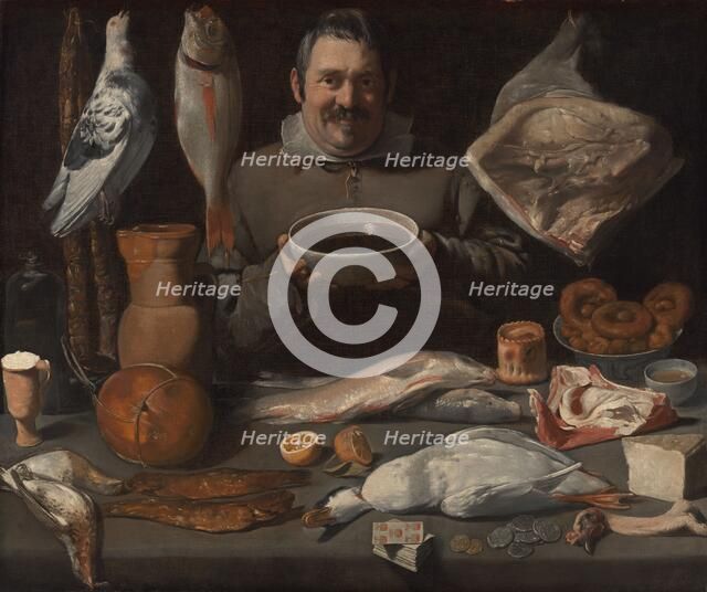 Kitchen Scene, 1610-1625. Creator: Meester van de Amsterdamse Bodegón.