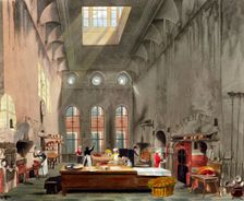 Kitchen, St James's Palace, London, 1819. Creator: William James Bennett
