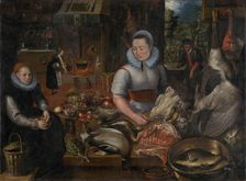 Kitchen Still Life, 1607. Creator: IF Monogramista