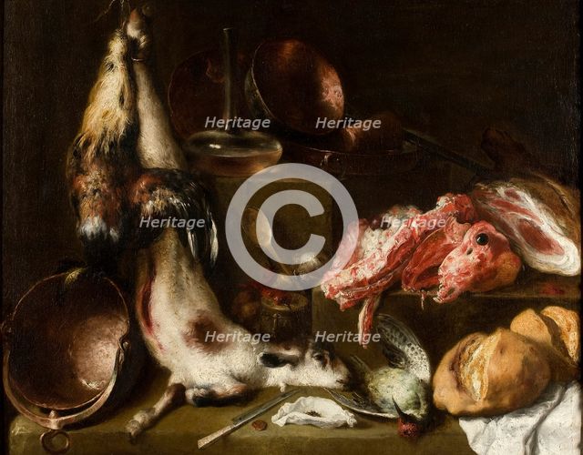 Kitchen Still Life, c1664. Creator: Mateo Cerezo the Younger.