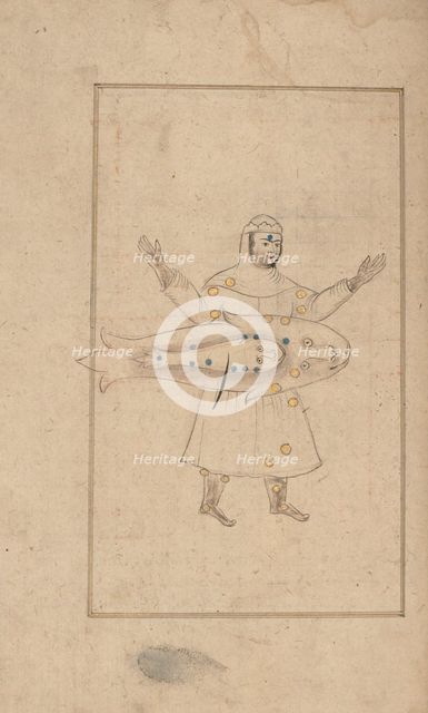 Kitab suwar al-kawakib al-thabita (Book of the Images of the Fixed Stars) of al-Sufi, 18th century. Creator: Unknown.