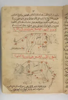 Kitab suwar al-kawakib al-thabita (Book of the Images of the Fixed Stars) , Iran, late 15th century. Creator: Abd Al-Rahman Al-Sufi