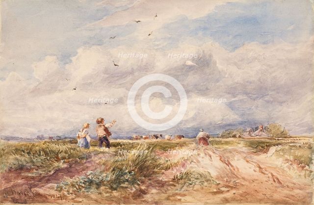 Kite Flying, 1847. Creator: Unknown.