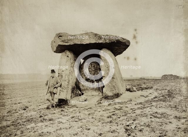 Kit's Coty House, Aylesford, Kent, 1880. Artist: Flaxman Charles John Spurrell.