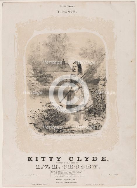 Kitty Clyde, 1854. Creator: Unknown.