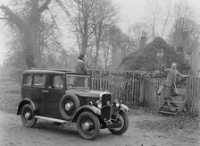 Kitty Brunell witha Singer 8 Junior, c1920s. Artist: Bill Brunell