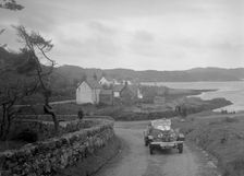 Kitty Brunell driving a MG 18/80 4-seater tourer, 1930s. Artist: Bill Brunell