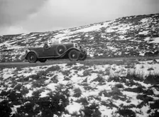 Kitty Brunell road testing a MG 18/80, April 1931. Artist: Bill Brunell