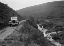 Kitty Brunell road testing a Standard Little Twelve saloon, c1932. Artist: Bill Brunell