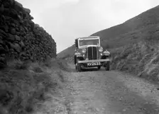 Kitty Brunell road testing a Standard Little Twelve saloon, c1932. Artist: Bill Brunell