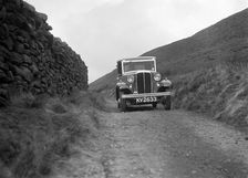 Kitty Brunell road testing a Standard Little Twelve saloon, c1932. Artist: Bill Brunell