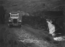 Kitty Brunell road testing a Standard Little Twelve saloon, c1932. Artist: Bill Brunell