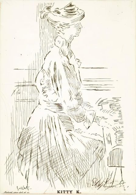Kitty K, c1923. Creator: Walter Richard Sickert.