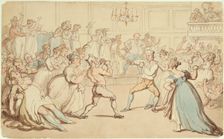 Kicking up a Breeze Creator: Thomas Rowlandson