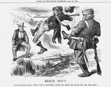 Kick'd Out!! 1870. Creator: Joseph Swain