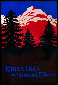 Kidd's Inks for Striking Effects 1909. Creator: Unknown